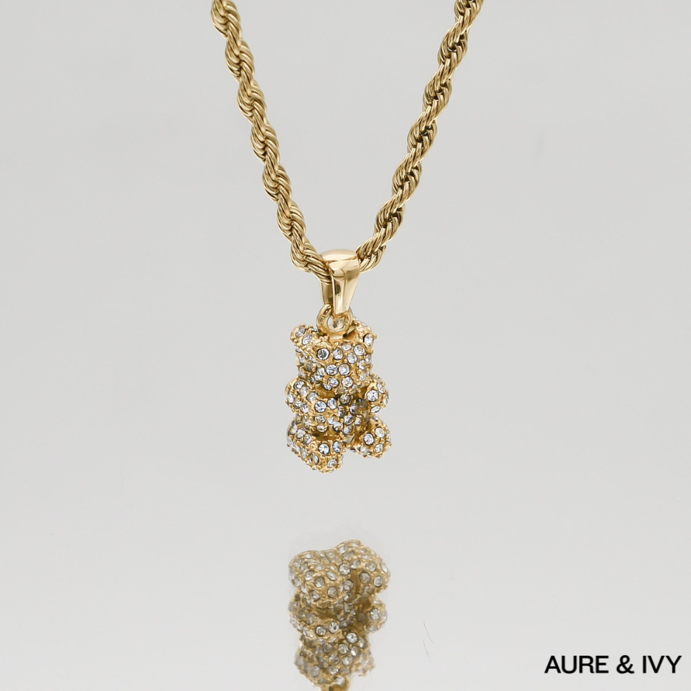 ICY Luna Bear Necklace