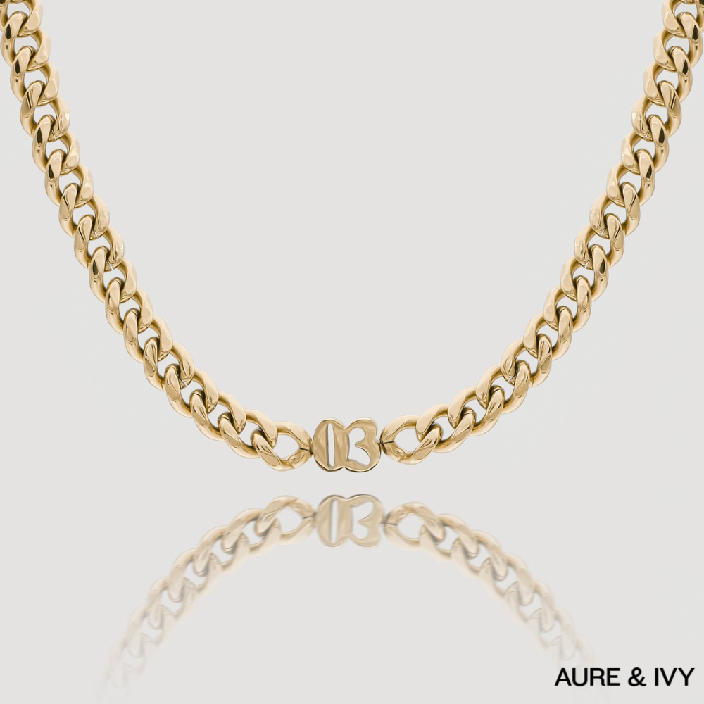 Birth Year Choker Necklace