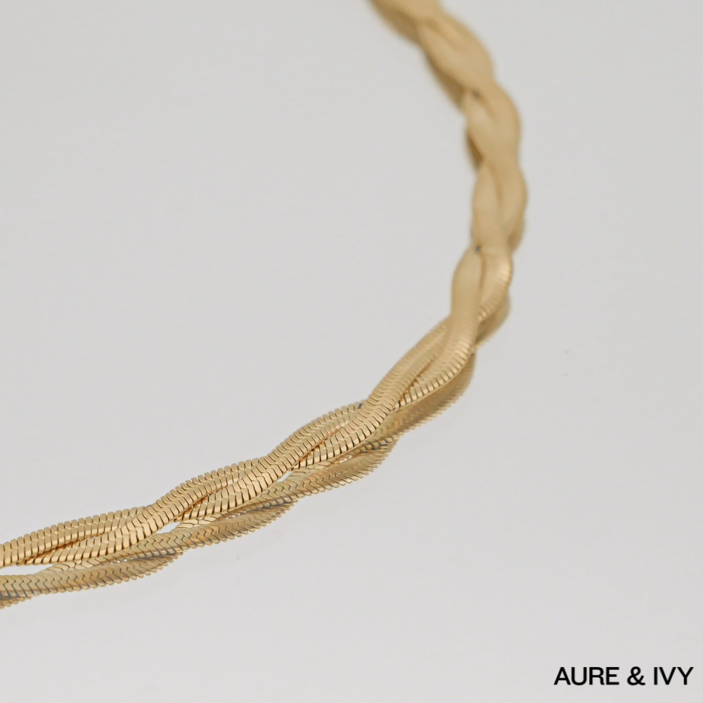 Double Herringbone Necklace