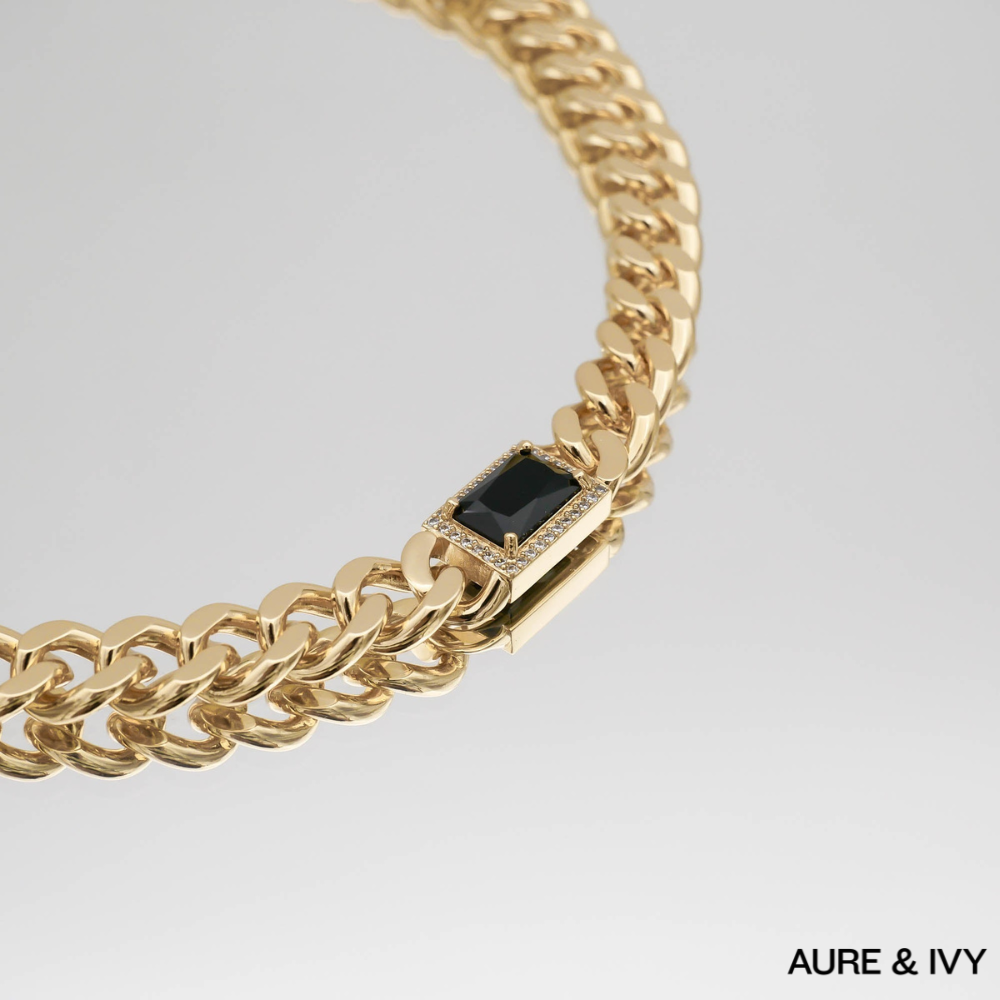 Diana Onyx Tablet Necklace