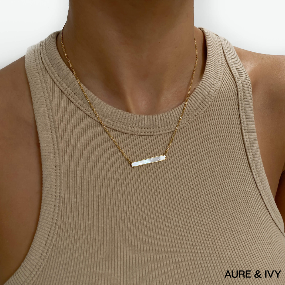 Amaya Opal Bar Necklace