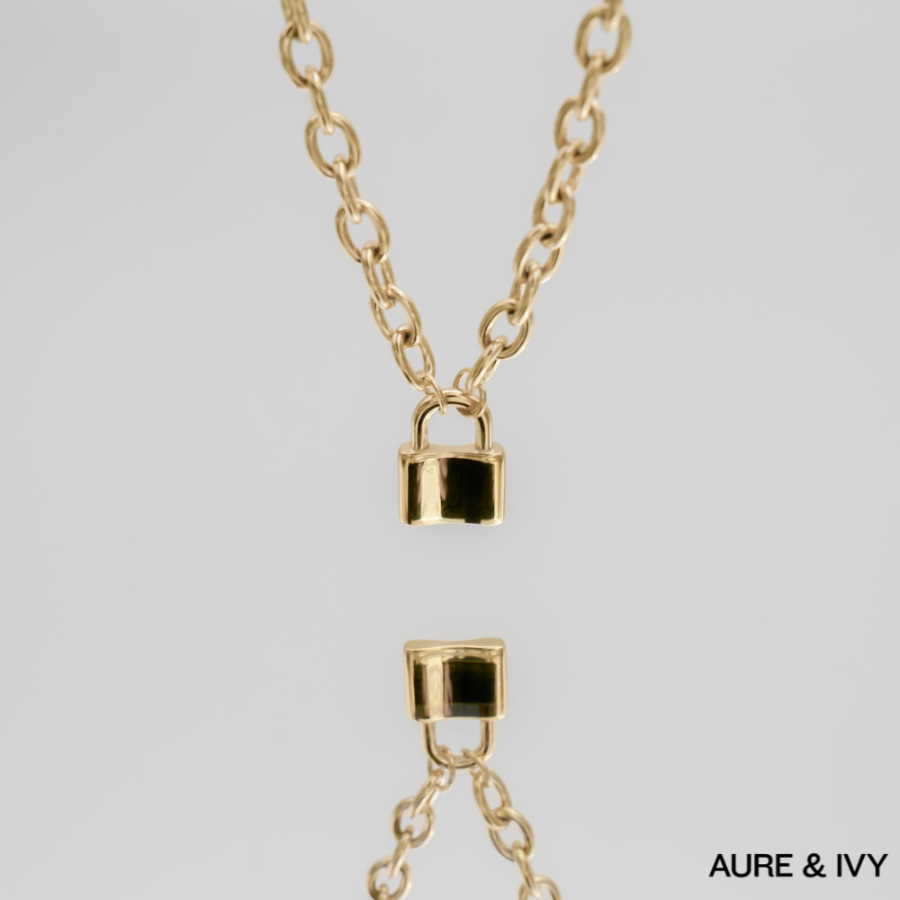 Chunky Lock Necklace