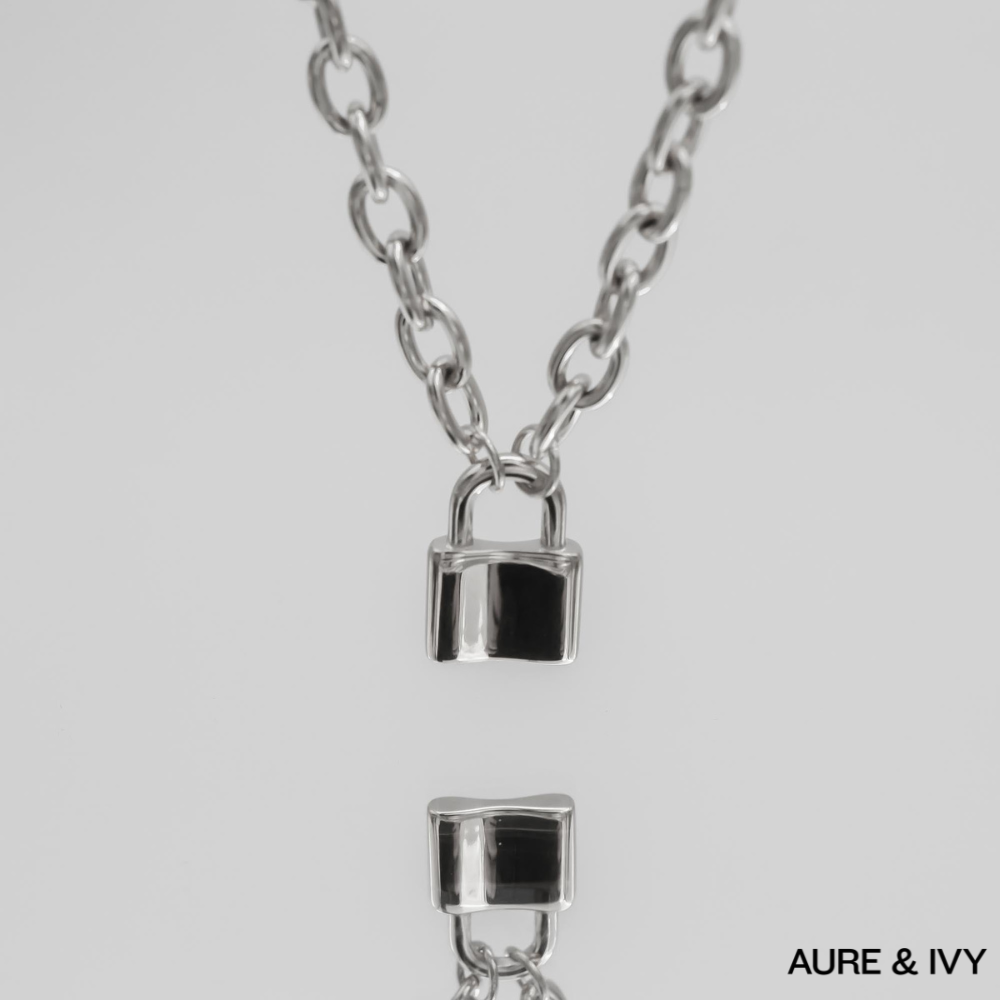 Chunky Lock Necklace