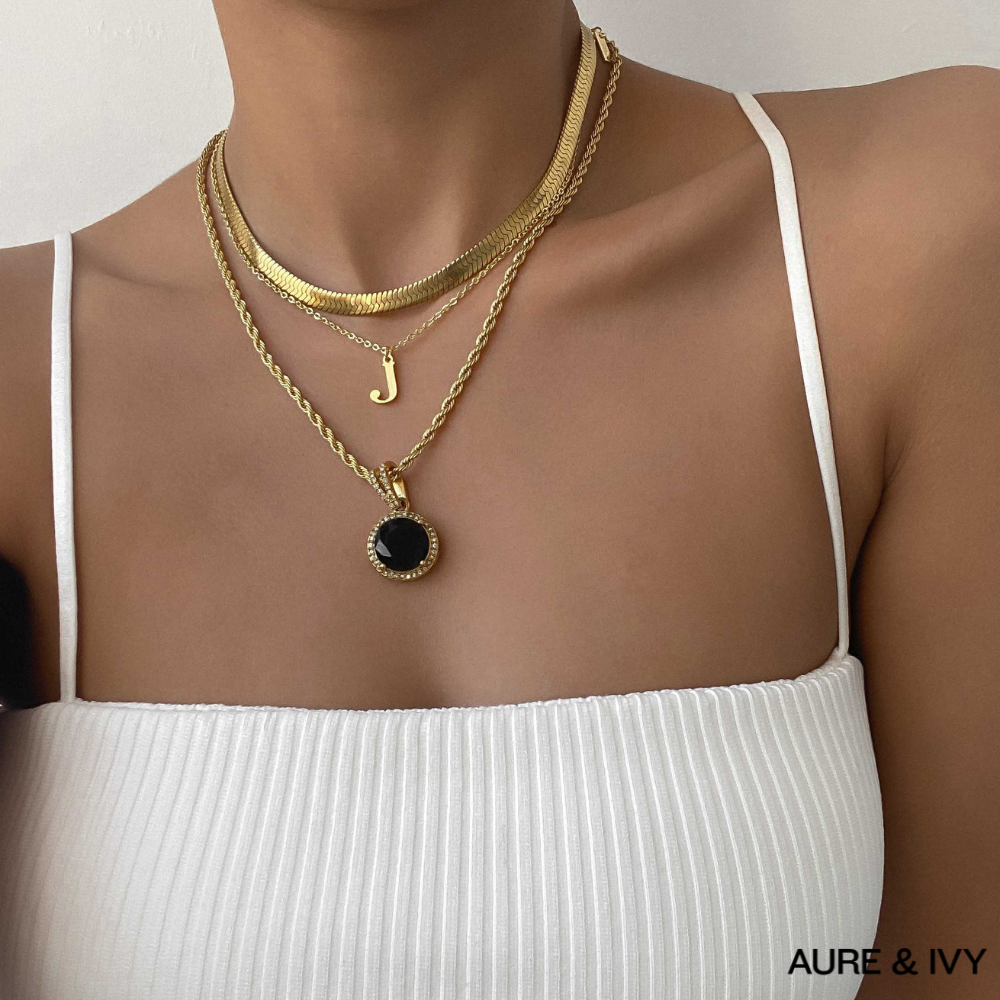 Nahla Initial Necklace