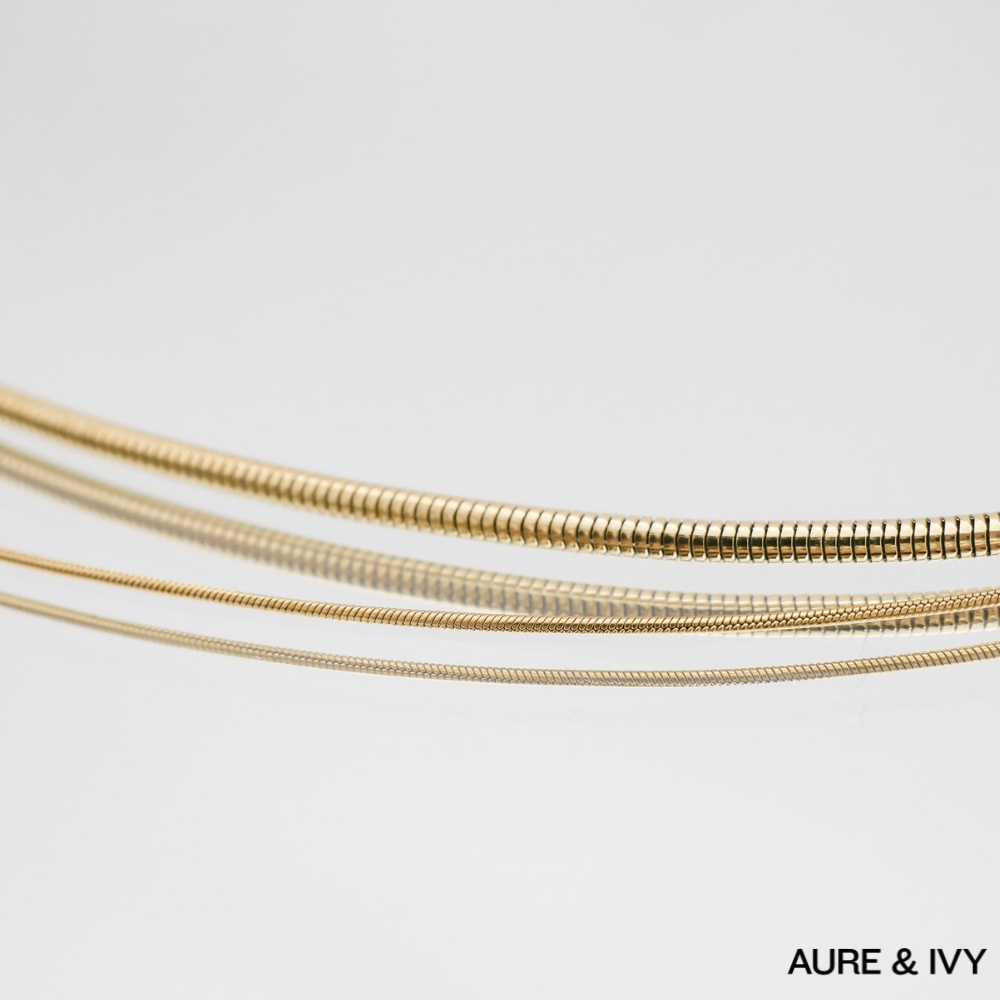 Snake Chain Necklace | Gold