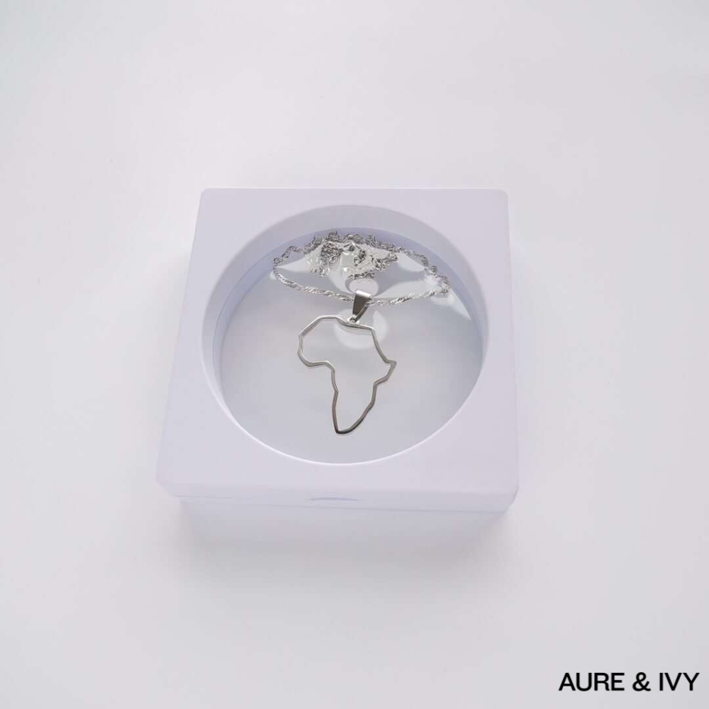Africa Outline Necklace