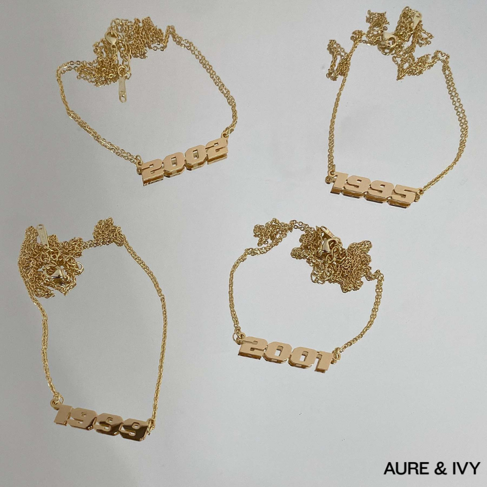 Birth Year Action Necklace