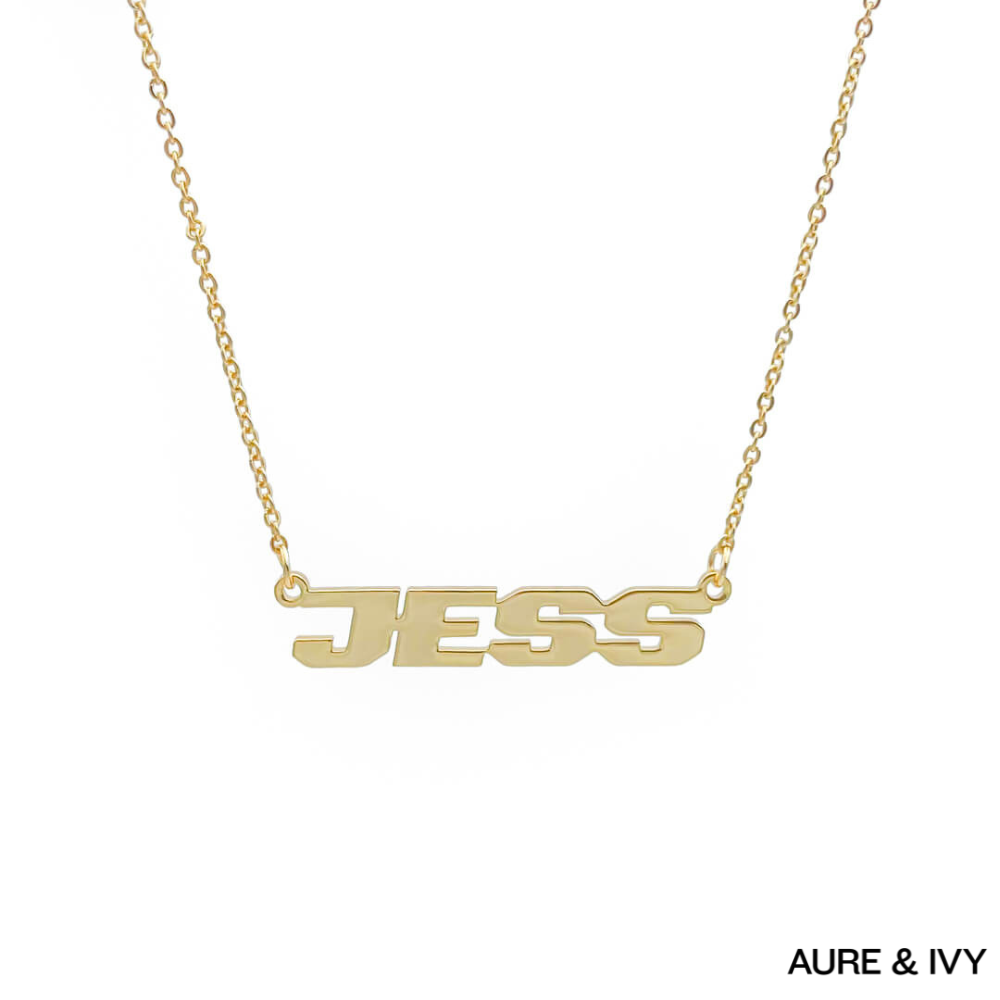 Action Custom Name Necklace