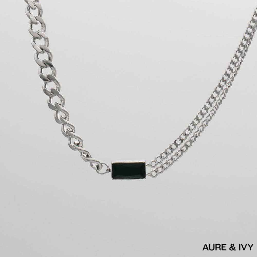Callie Cuban Contrast Necklace