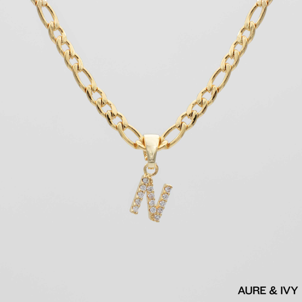 ICY Initial Necklace | Figaro