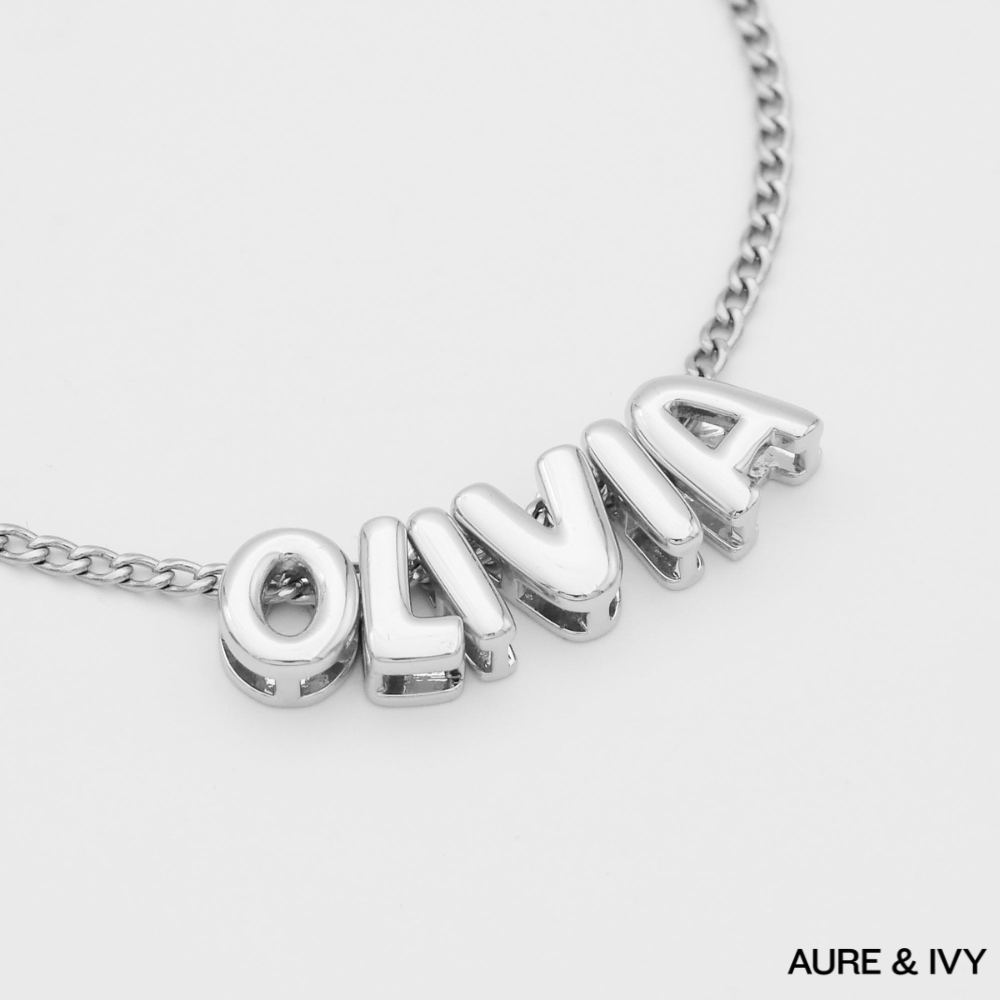 Personalised Bubble Charm Necklace