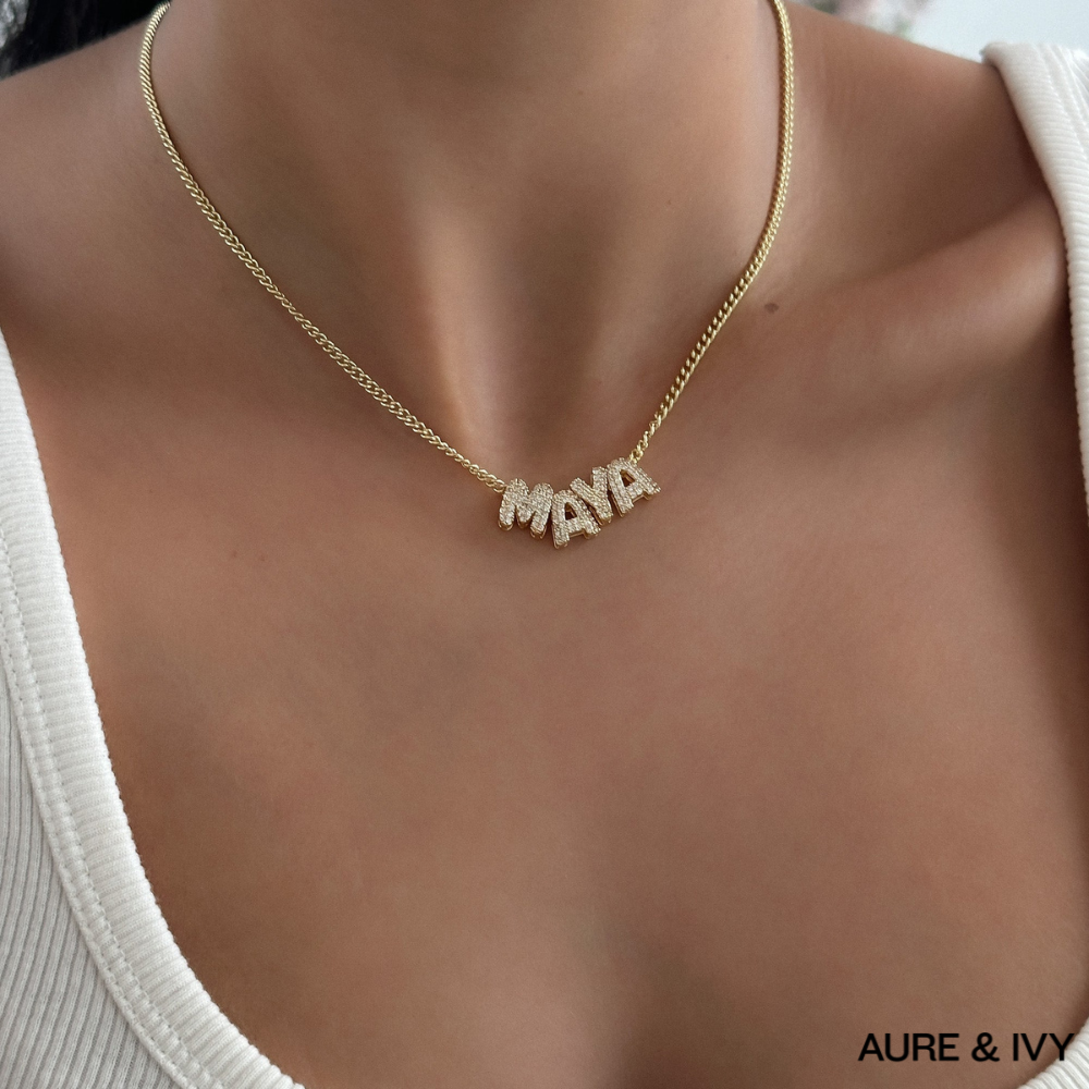 Personalised Bubble Charm Necklace
