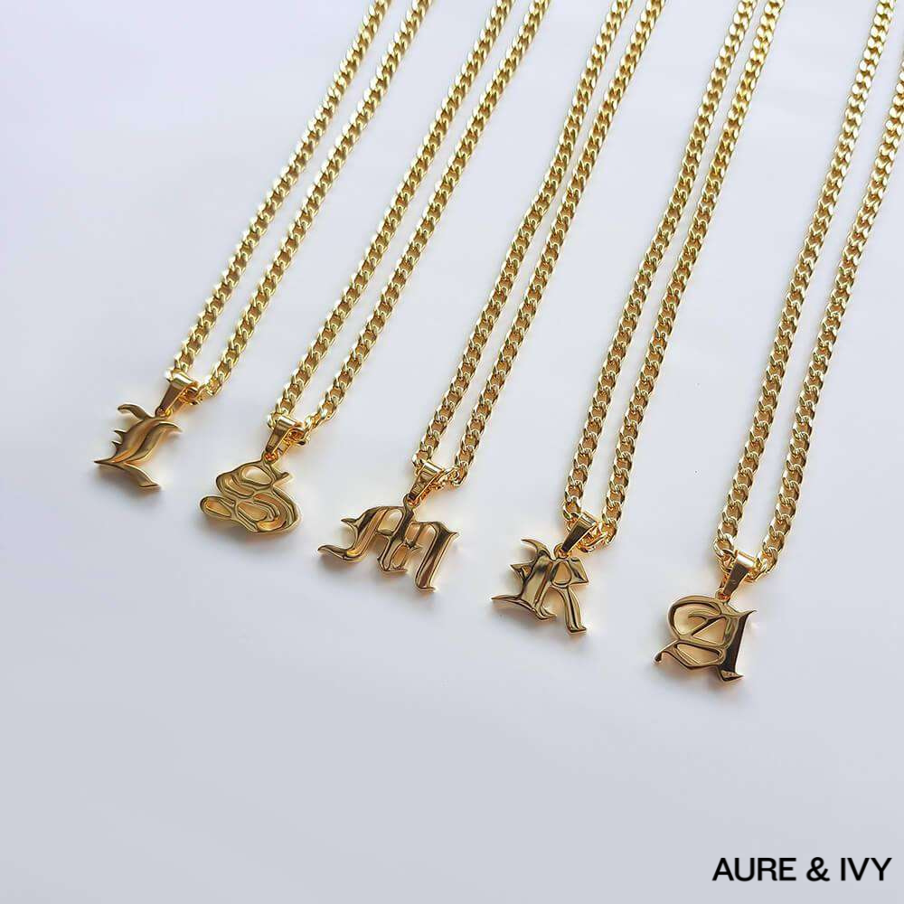 Cubana Initial Necklace