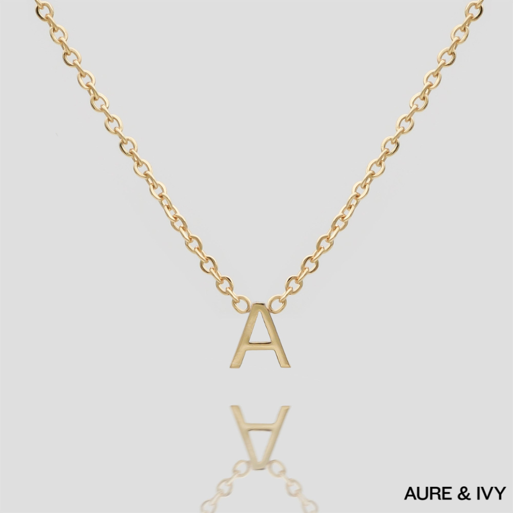 Maia Mini Initial Necklace
