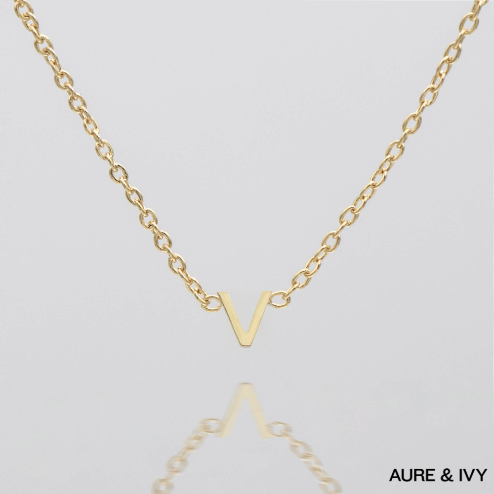 Maia Mini Initial Necklace