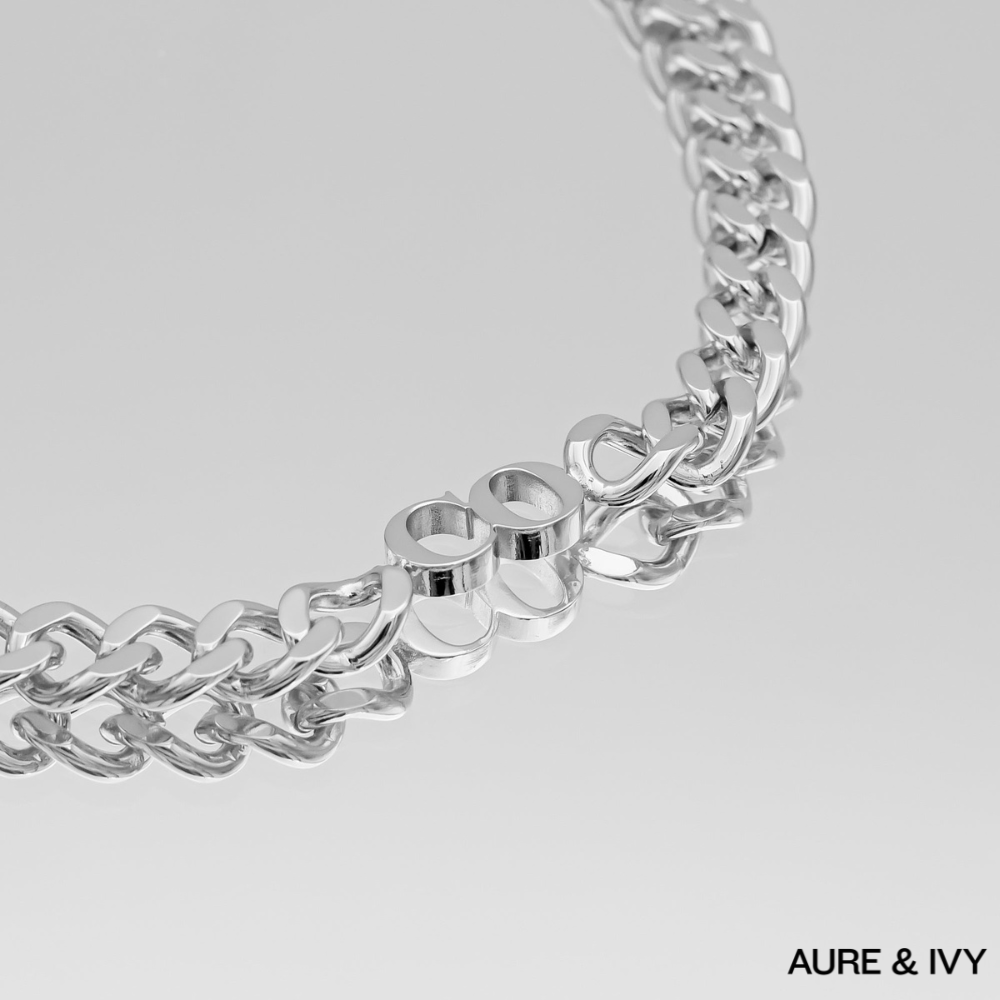 Initial Choker Necklace