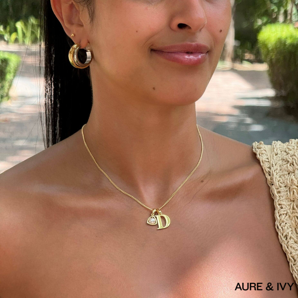 Kayla Initial & Birthstone Necklace