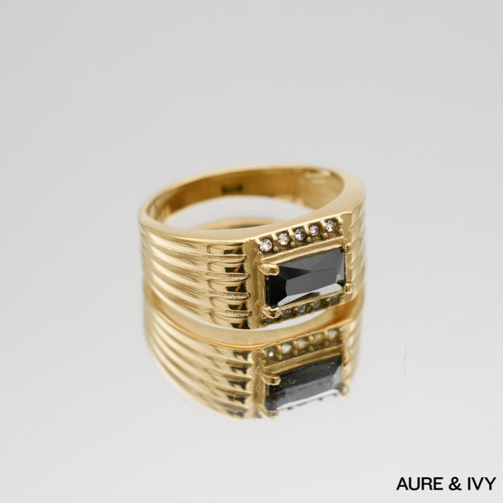 Myla Onyx Signet Ring