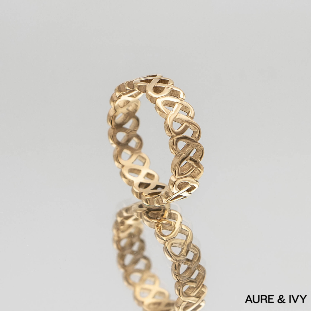 Hallie Heart Knot Ring
