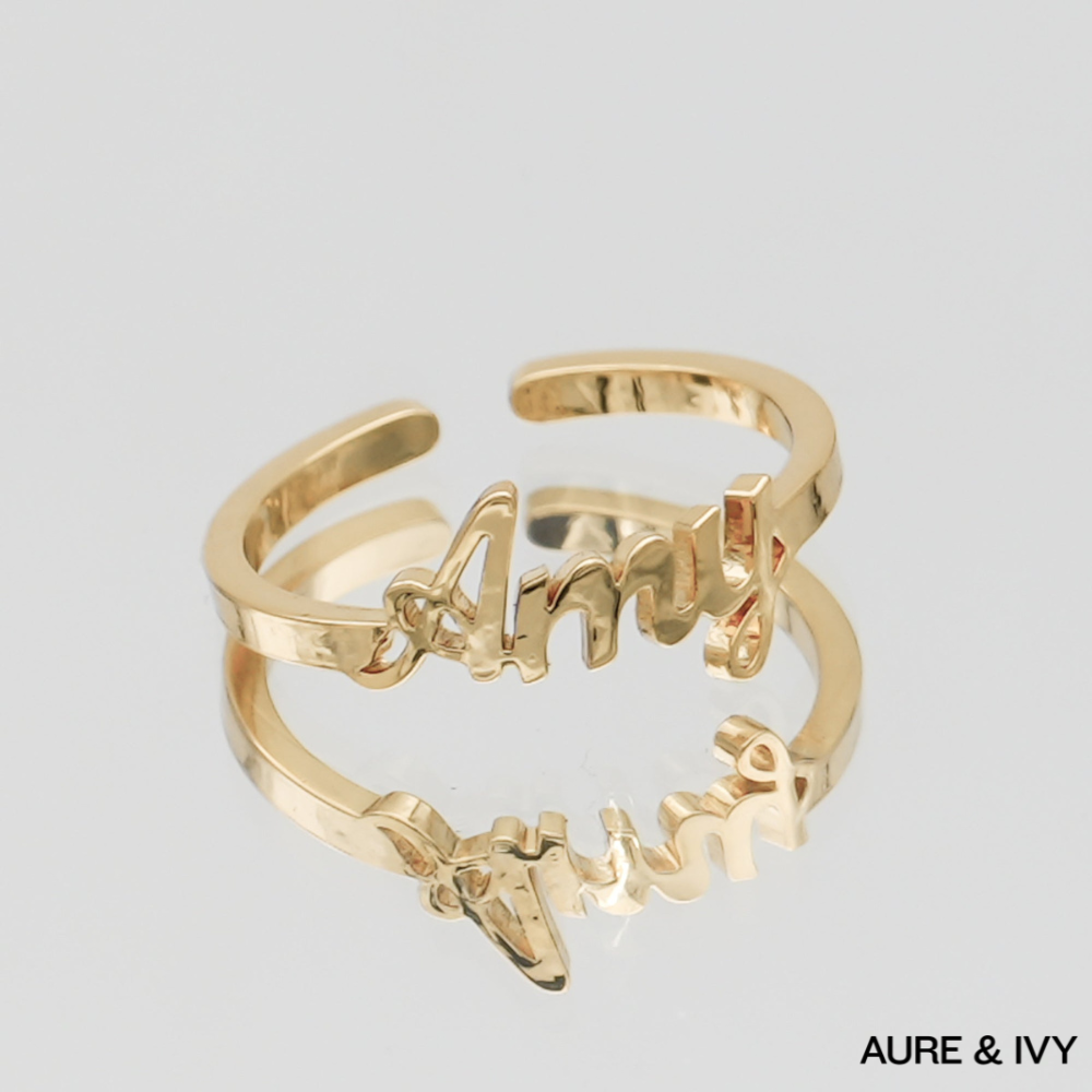 Miami Custom Name Ring