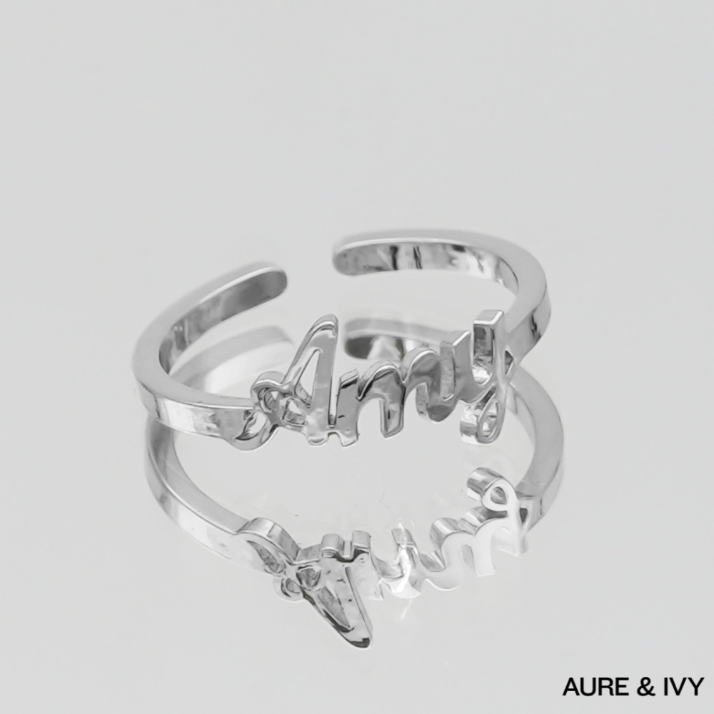 Miami Custom Name Ring