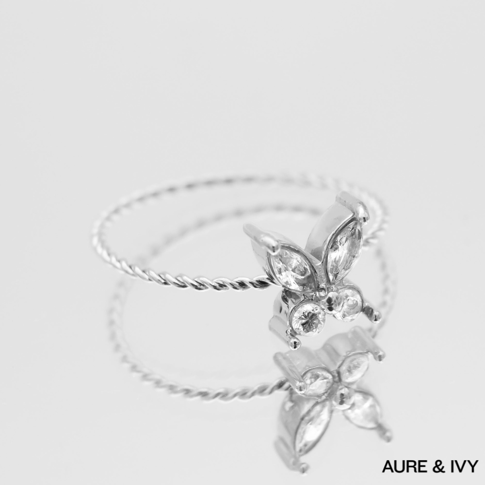 Alina Butterfly Glow Ring