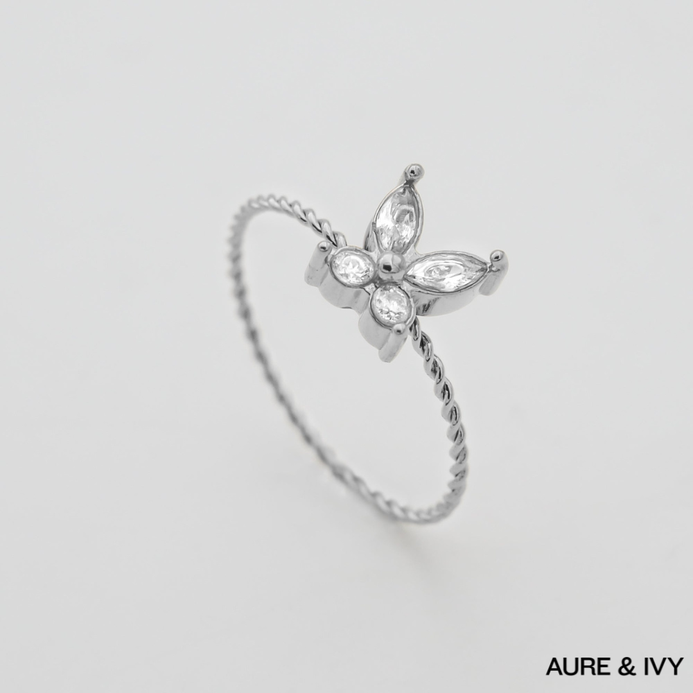 Alina Butterfly Glow Ring