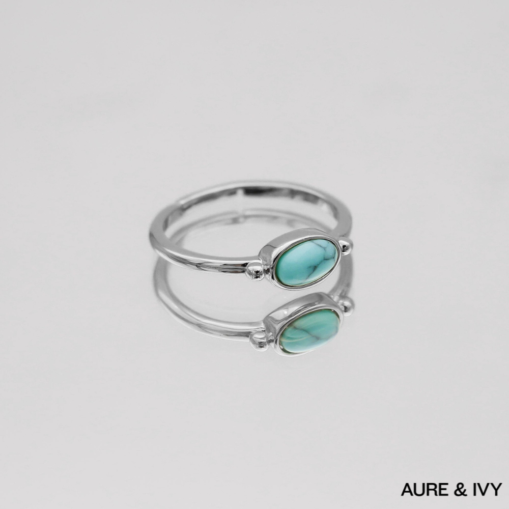 Mirena Birthstone Ring | Silver