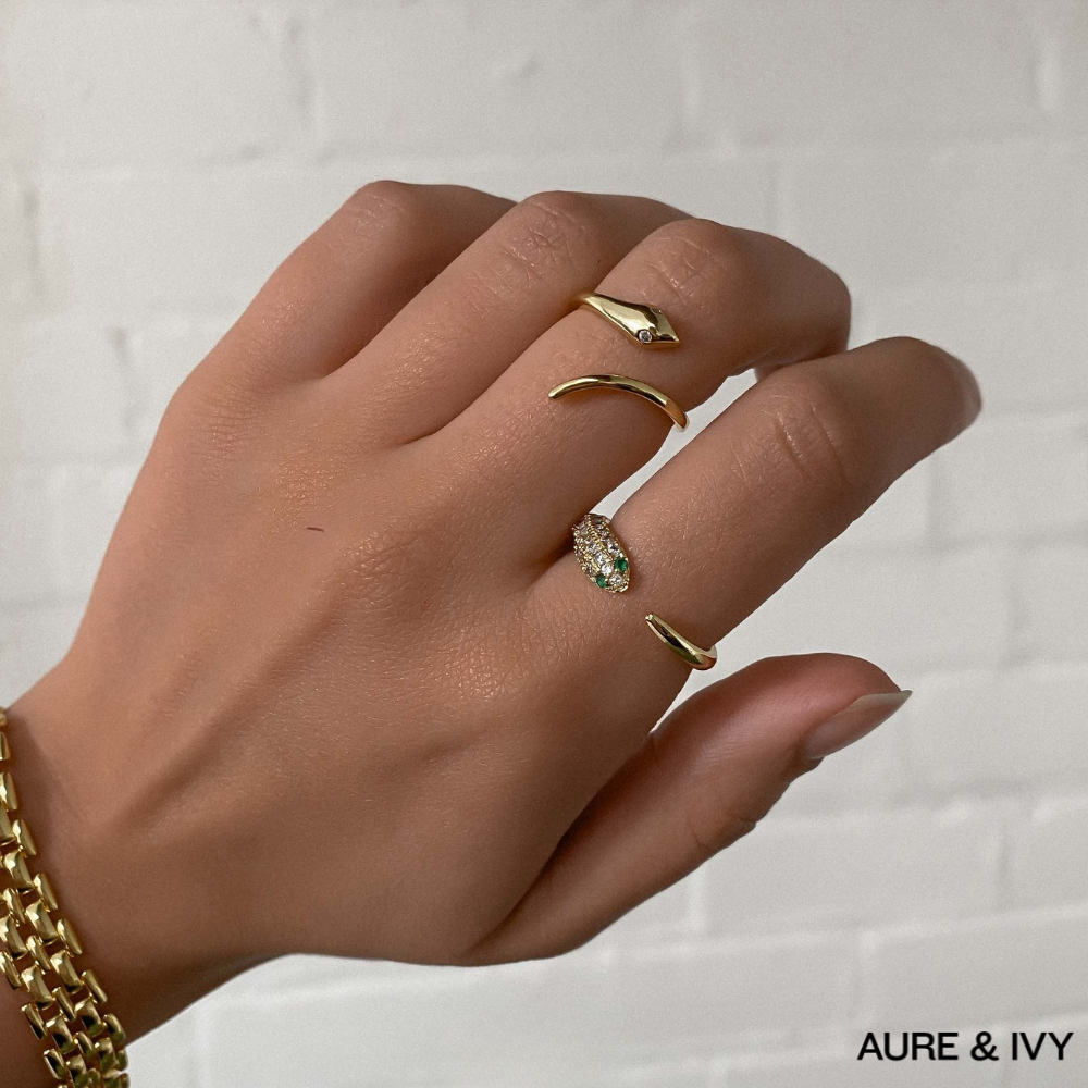 Serpentine Grace Ring