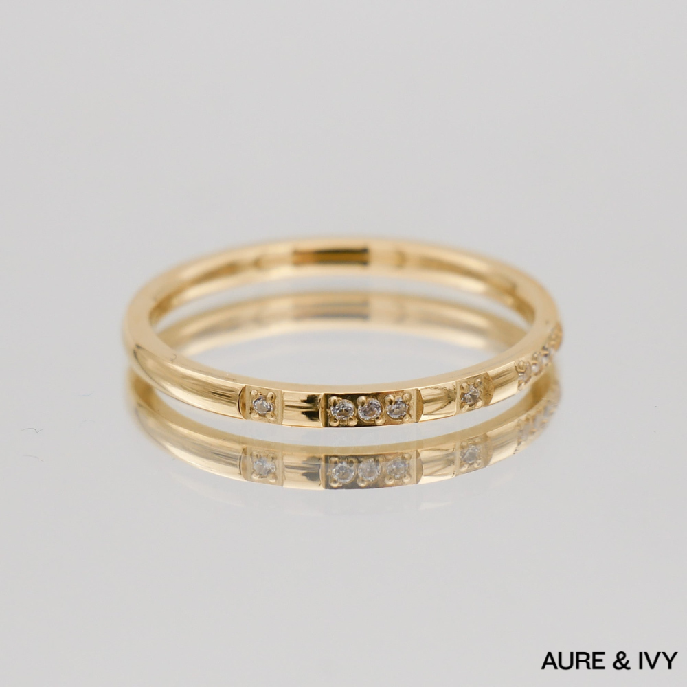 Serene CZ Ring