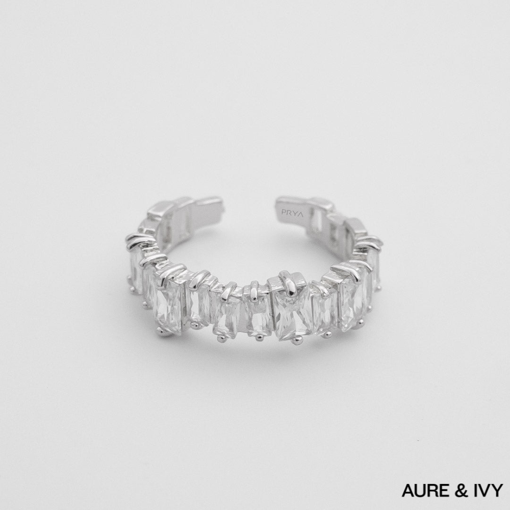 Starlight Baguette Ring | Silver