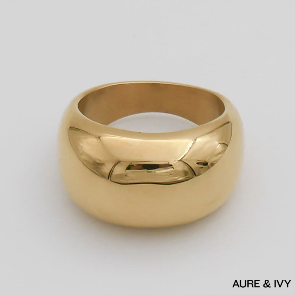 Luna Dome Ring | Gold
