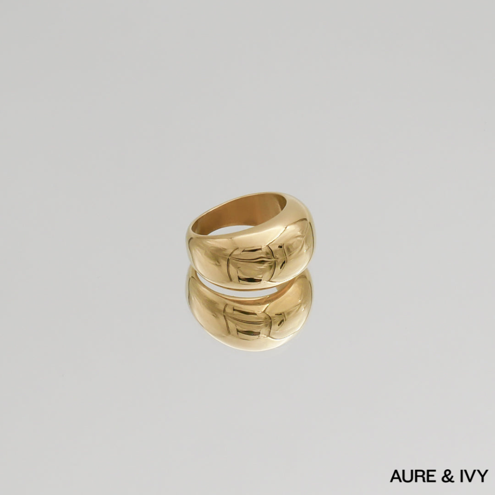 Luna Dome Ring | Gold