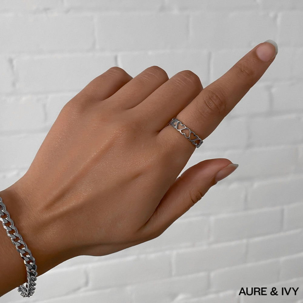 Elle Heart Ring