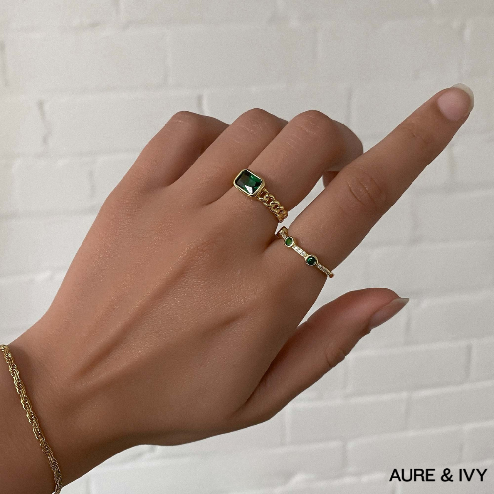 Emerald Gleam Ring