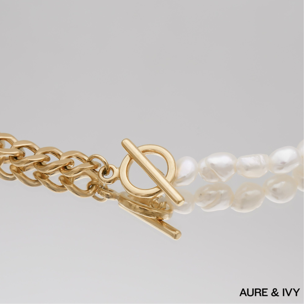 Anara Chain & Pearl Necklace