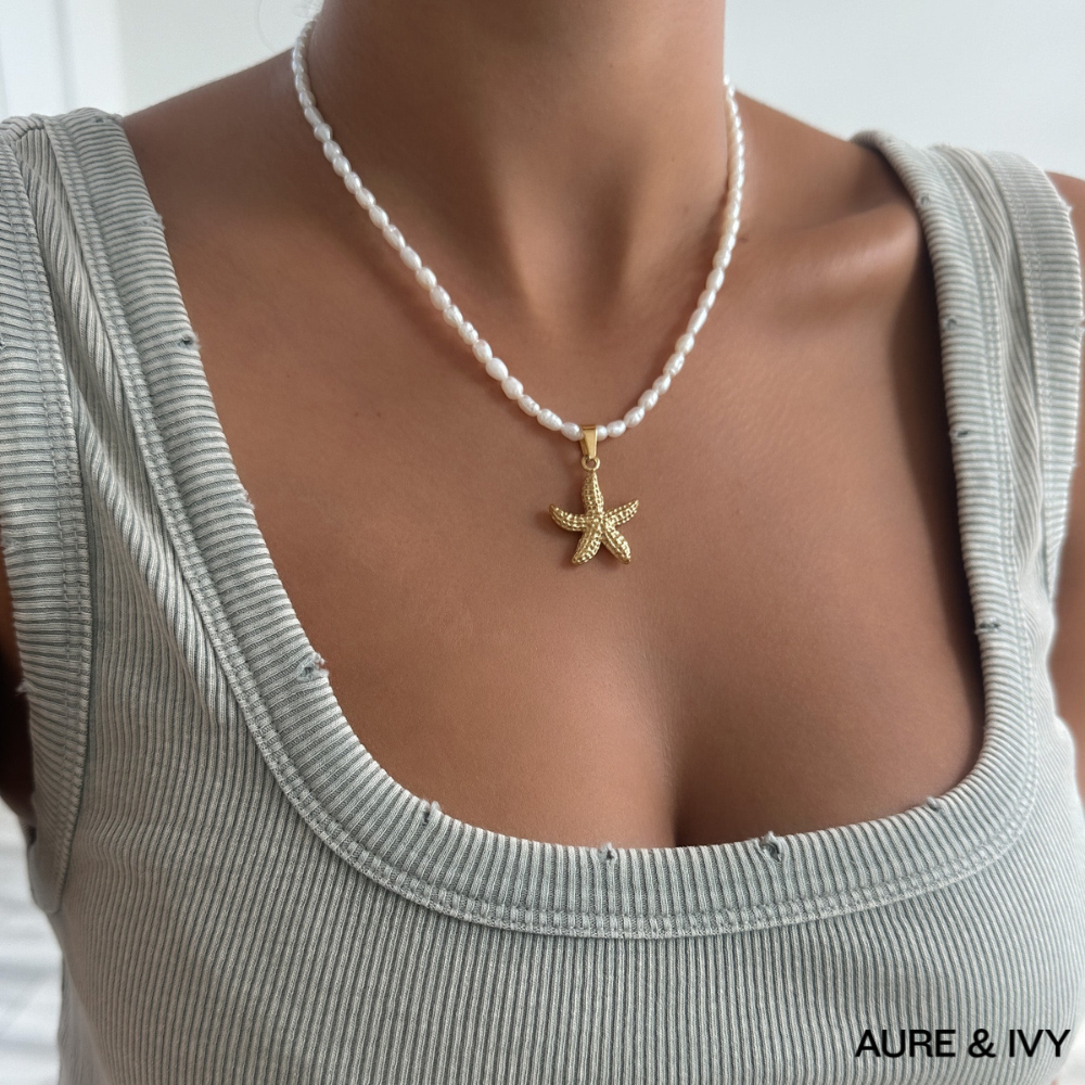 Calypso Starfish Pearl Necklace