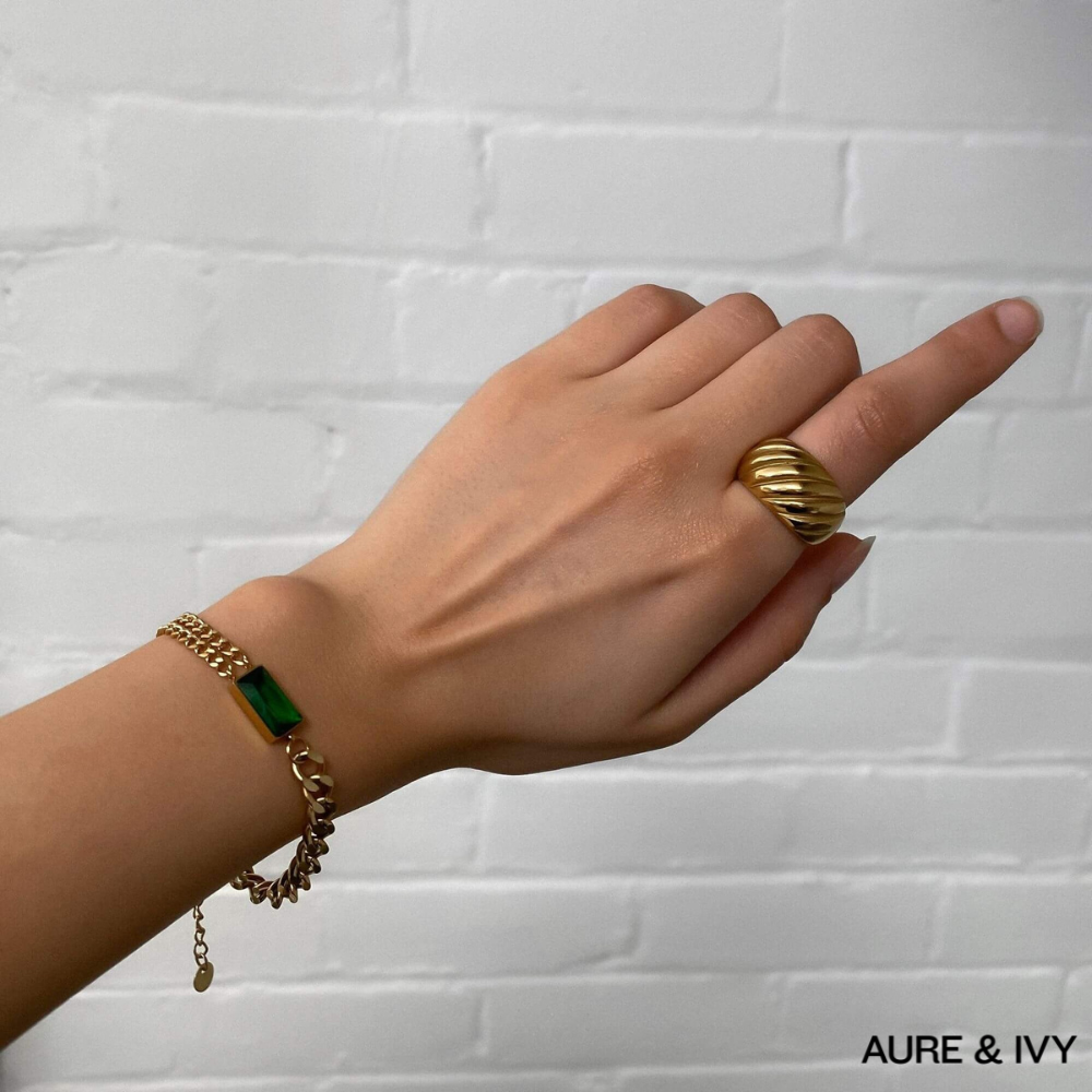 Callie Cuban Contrast Bracelet