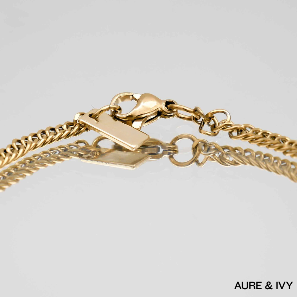 Double Link Curb Chain Bracelet