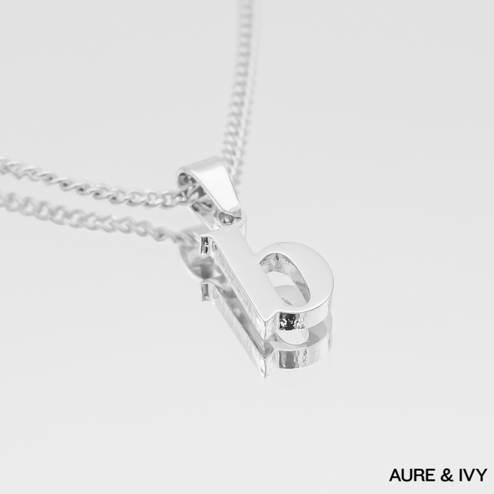 Kayla Lowercase Mini Initial Necklace