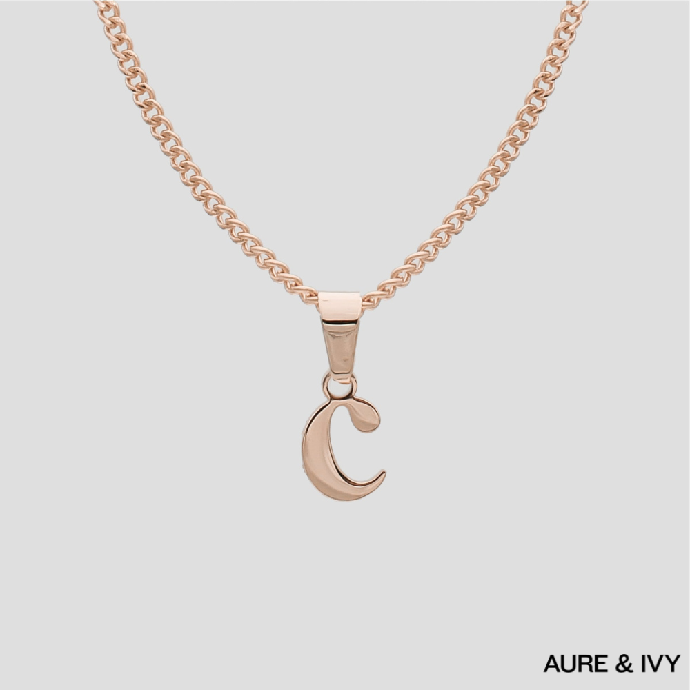 Kayla Lowercase Mini Initial Necklace