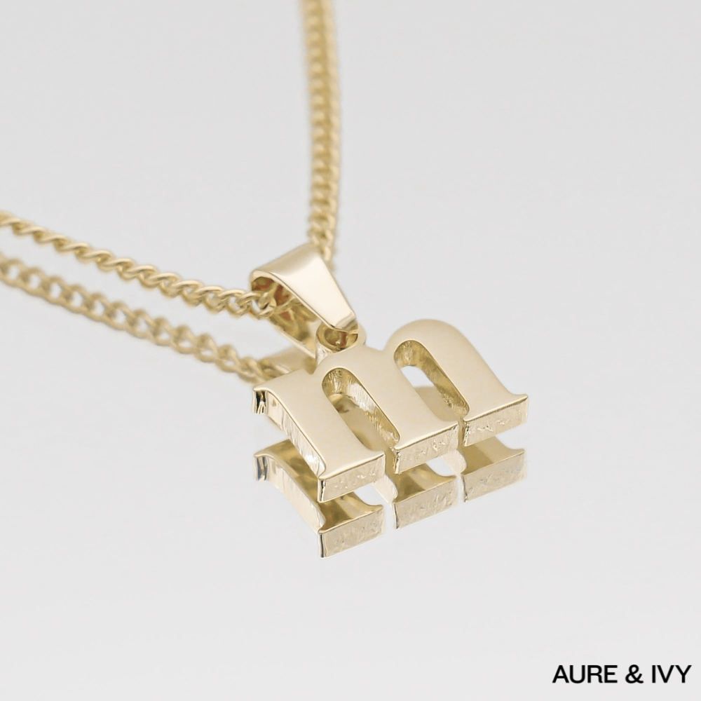 Kayla Lowercase Mini Initial Necklace