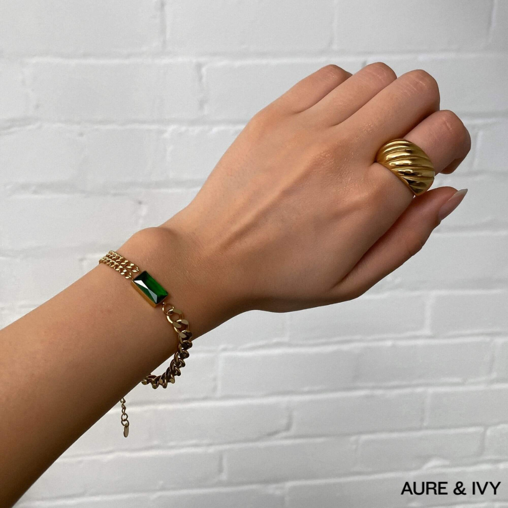 Callie Cuban Contrast Bracelet