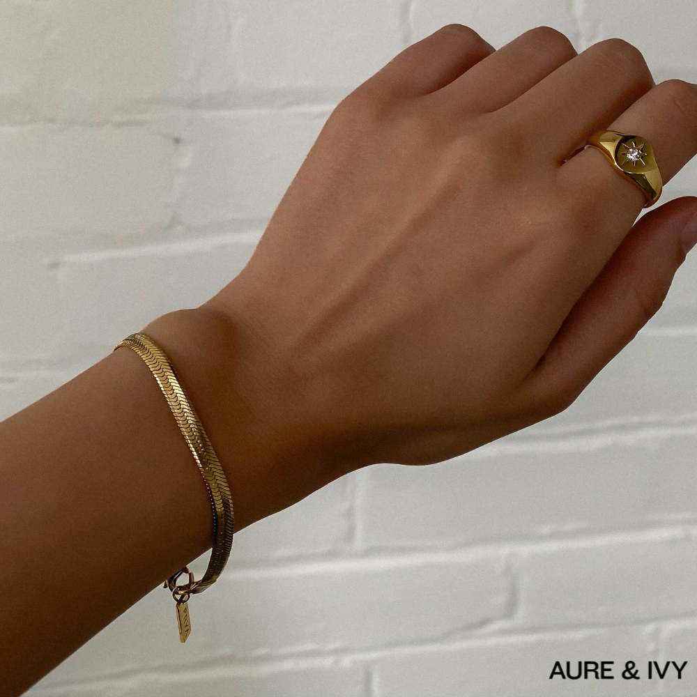 Herringbone Chain Bracelet