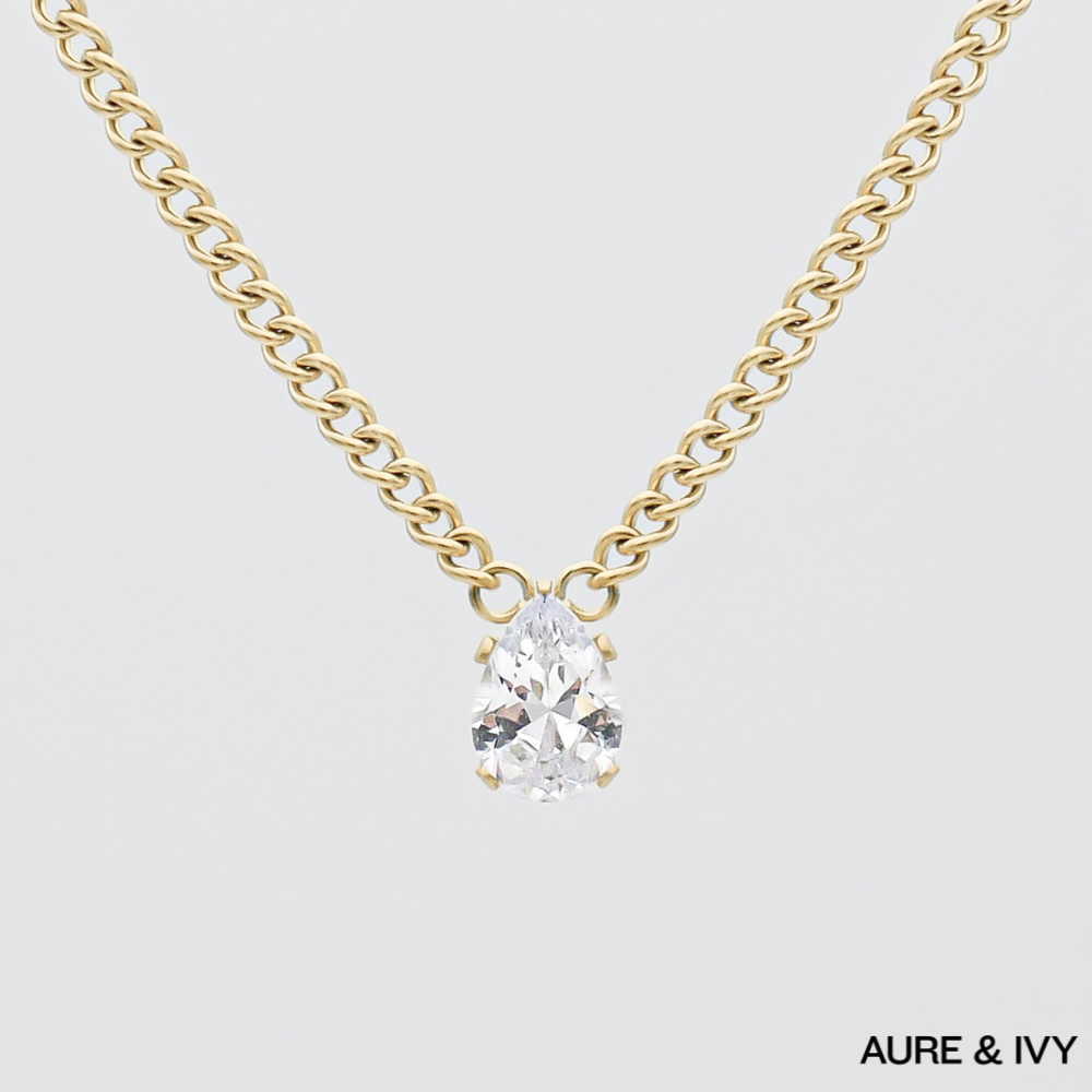 Mira Gemstone Pendant Necklace