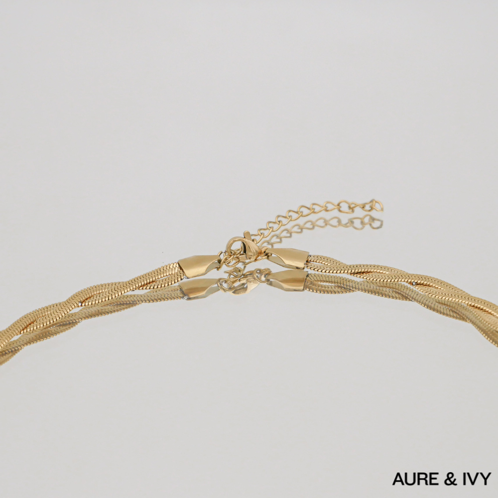 Double Herringbone Necklace