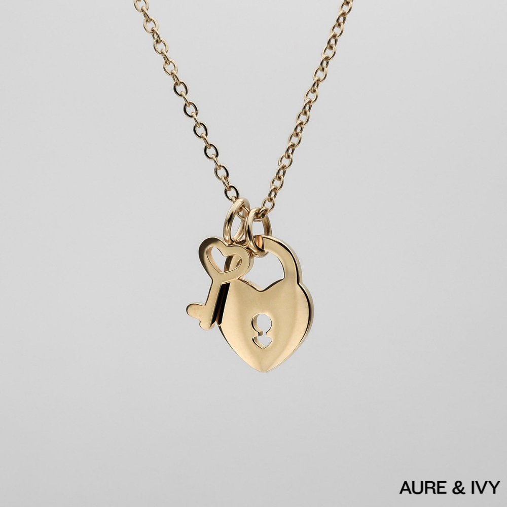 Akira Lock & Key Necklace