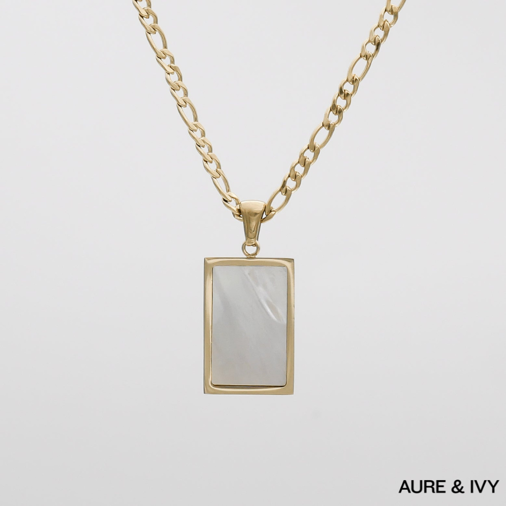 Saraya Opal Tablet Necklace
