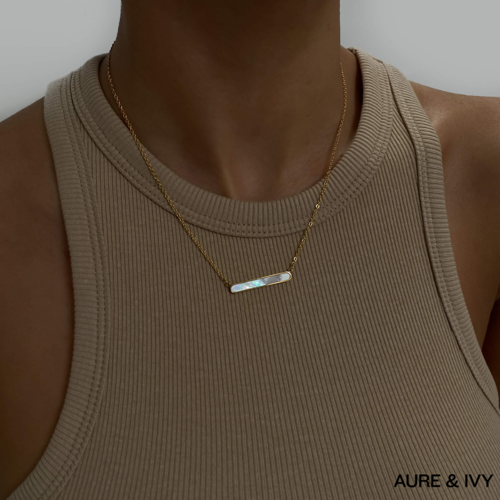 Amaya Opal Bar Necklace