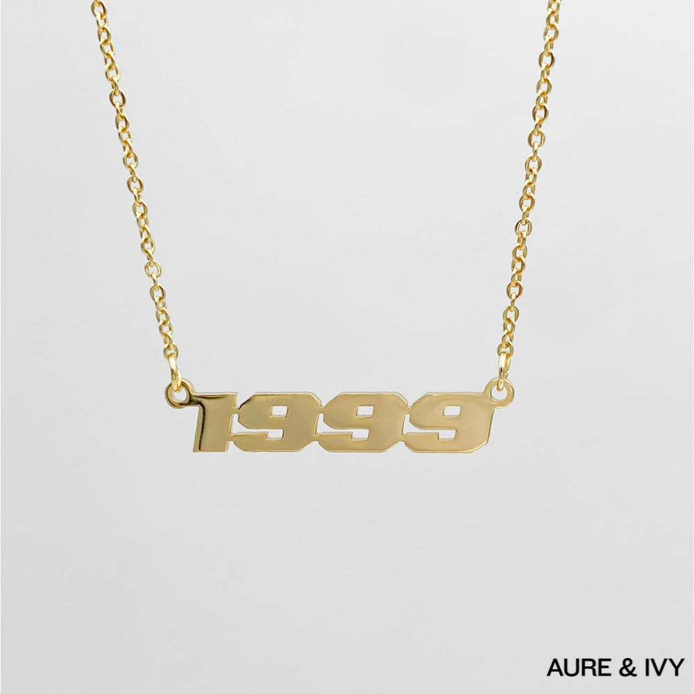 Birth Year Action Necklace
